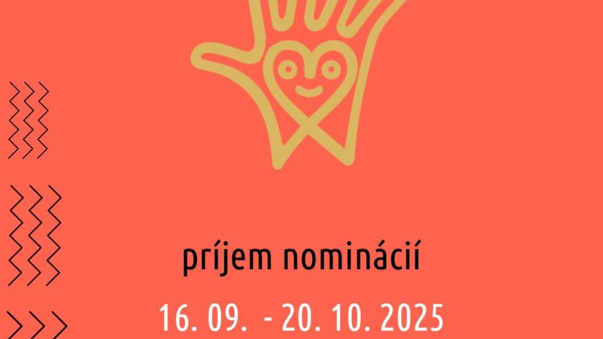Mesto Trenčín: Poznáte človeka, skupinu alebo organizáciu, ktorá nezištne pomáha iným, venuje svoj čas dobrovoľníctvu a mení svet okolo nás k lepšiemu? Nominujte ich do 20. 10. 2025 na ocenenie Srdce na dlani 2025