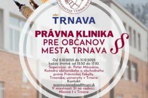 Mesto Trnava: BEZPLATNÉ PRÁVNE PORADENSTVO PRE TRNAVČANOV