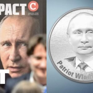 Nemecký časopis vydal striebornú Putinovu mincu k narodeninám ruského prezidenta...