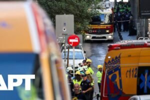 Zrútenie budovy v centre Madridu: Zranení robotníci a nezvestné osoby. Zrútenie budovy v centre Madridu: Zranení robotníci a nezvestné osoby.