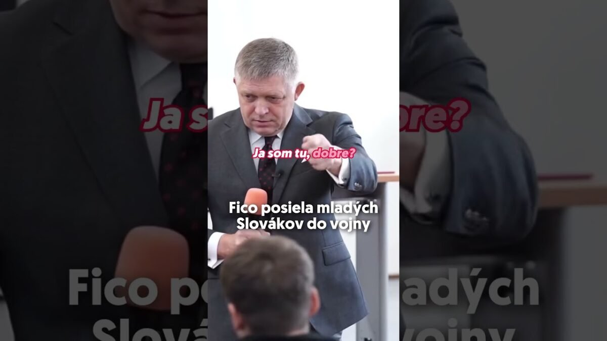 Fico posiela mladých, aby šli bojovať na Ukrajinu | Progresívne Slovensko