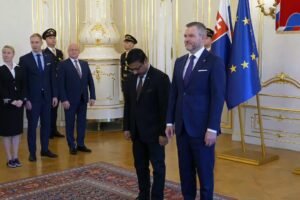 Peter Pellegrini: Odovzdanie poverovacích listín piatim nerezidentným veľvyslanc...