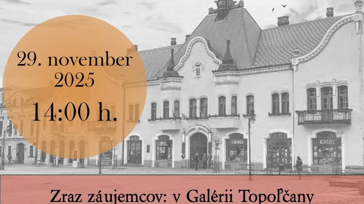 Kultúra Topoľčany: Pozývame vás na komentovanú prehliadku mesta Topoľčany.