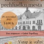 Kultúra Topoľčany: Pozývame vás na komentovanú prehliadku mesta Topoľčany.