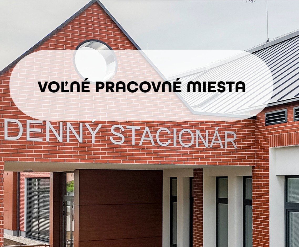 Mesto Nové Mesto nad Váhom: Mesto Nové Mesto nad Váhom obsadzuje pracovné pozície v novom Dennom stacionári