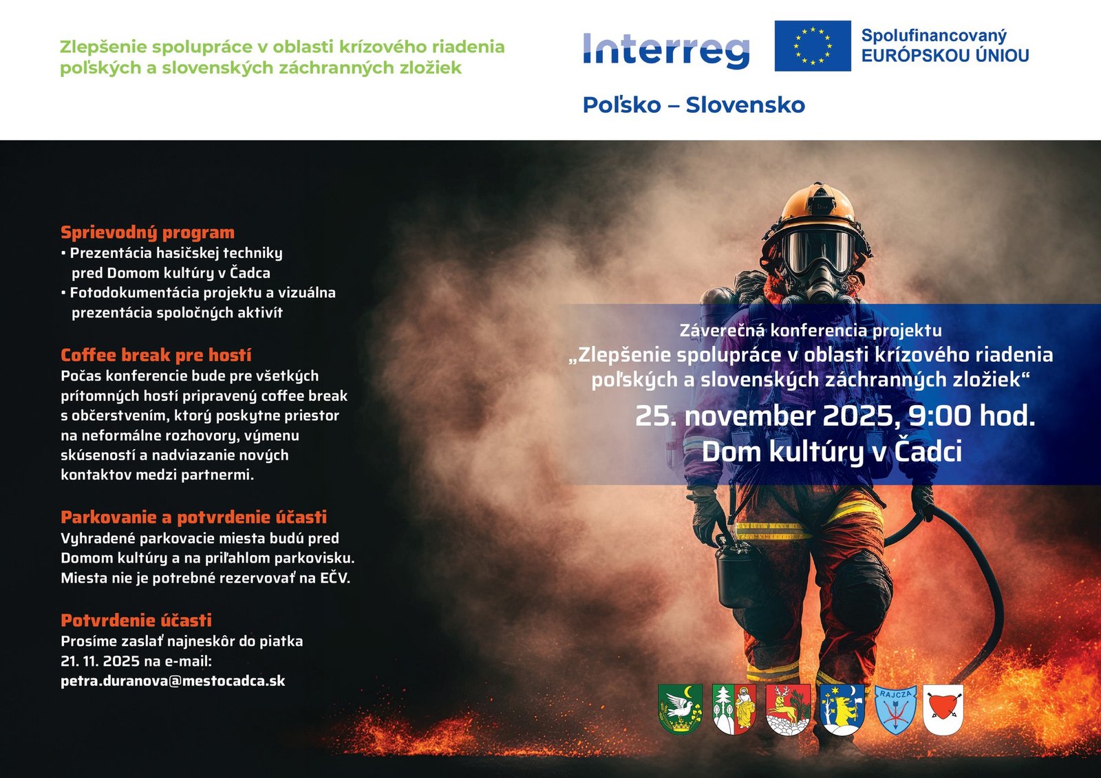 Mesto Krásno nad Kysucou: Pozvánka na záverečnú konferenciu projektu