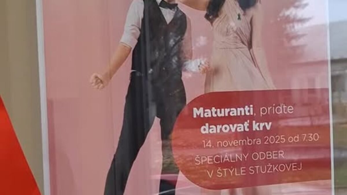 Mesto Topoľčany: V krvi sa zachová tá naša stužková Tešíme sa veľkému záujmu o darovanie najvzácnejšiej tekutiny. Ďalšie odbery sa uskutočnia aj na budúci týždeň.