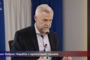 T. Gašpar: Ak by Šimečka a Gröhling na protestoch hovorili pravdu, vystupovali b...