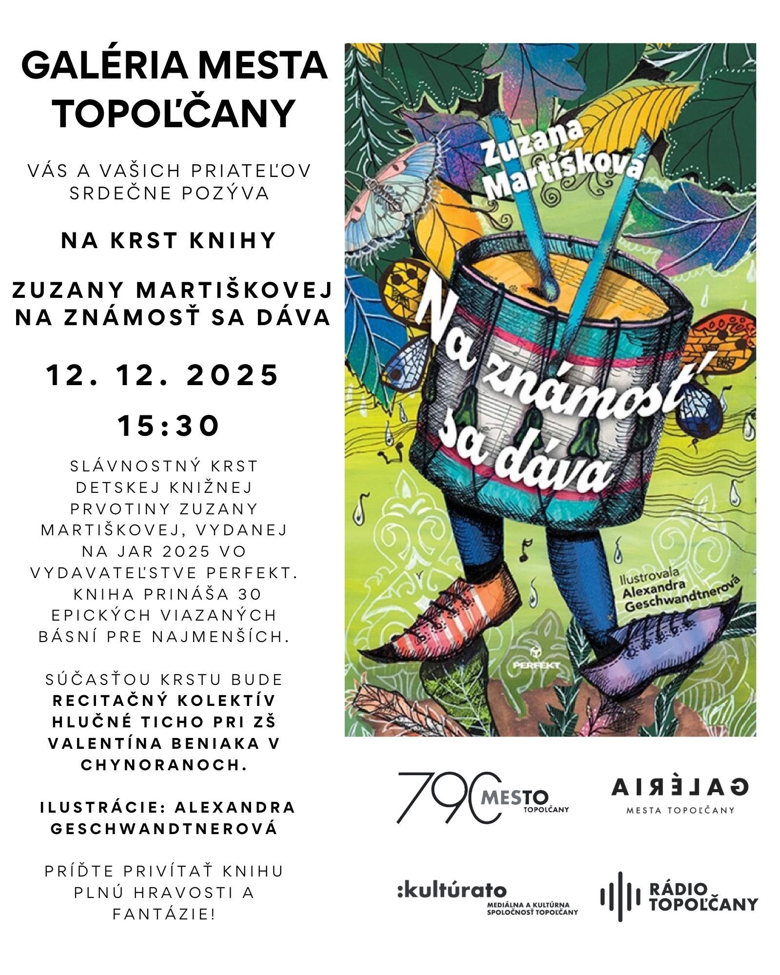 Kultúra Topoľčany: OZNAM – Galéria mesta Topoľčany