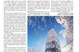 mesto modra: decembrovÉ zvesti Mesto Modra: DECEMBROVÉ ZVESTI