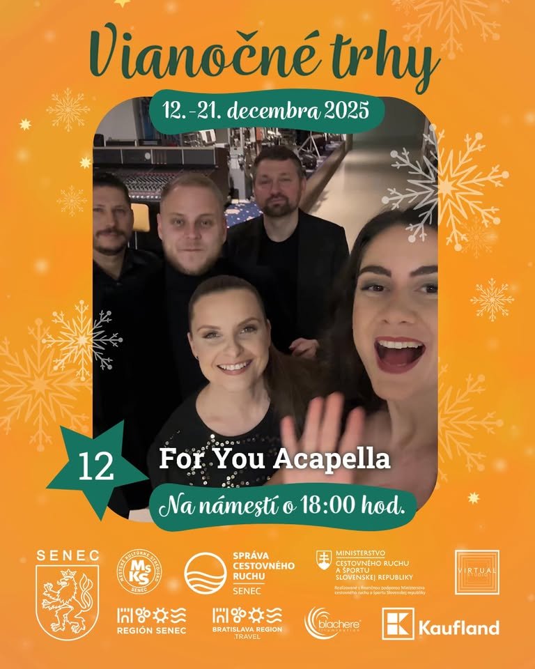 Mesto Senec: Pozvánka na koncert: FOR YOU