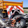 Po náraze do Diaľničnej patroly došlo k ďalšej nehode, osobné auto tentokrát vra...