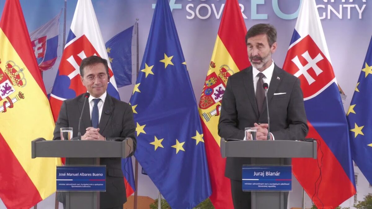 Tlačová konferencia ministrov zahraničných vecí Slovenskej republiky a Španielského kráľovstva