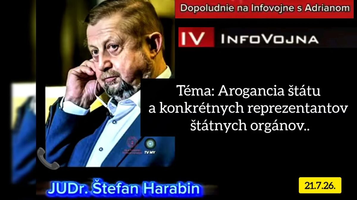 Štefan Harabin: Ak páchatelia nezákonnosti nebudú potrestaní a osobne nebudú hradiť škodu, poriadok v štáte nebude.
