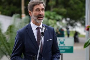 Tlačový brífing ministra J. Blanára po otvorení Slovensko-tanzánskeho obchodného...