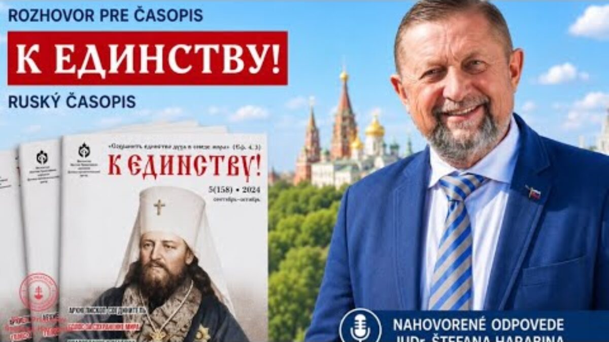 TV MY: Slovania potrebujú jednotu.