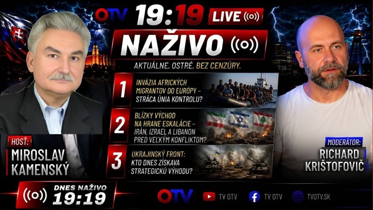 Miroslav Kamenský NAŽIVO: Invázia migrantov do Európy? Blízky východ a vývoj na ukrajinskom fronte