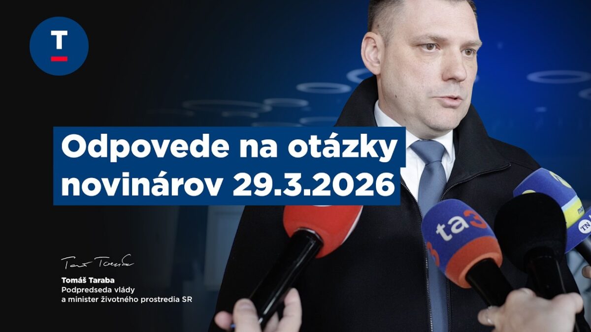 Taraba: Rozhovor s novinármi 29.3.2026