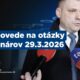 Taraba: Rozhovor s novinármi 29.3.2026
