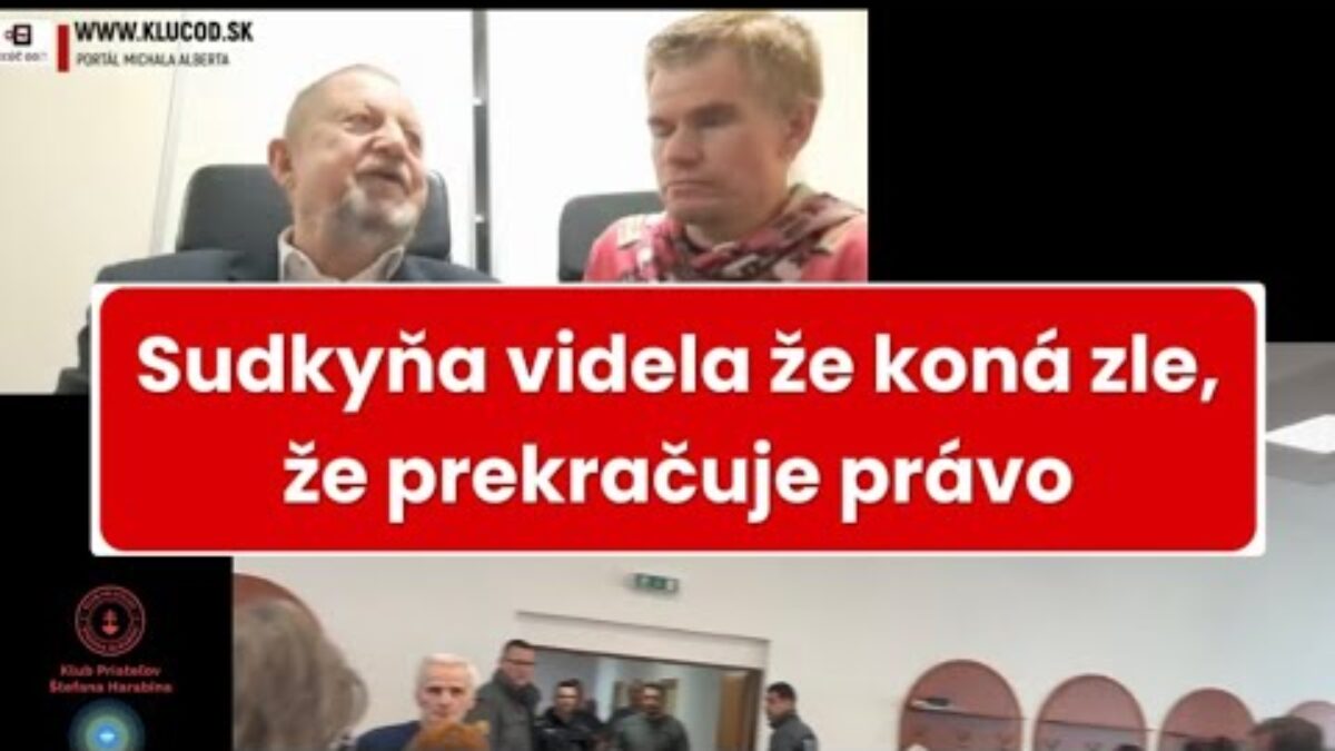 TV MY: Sudkyňa, aby mohla odsúdiť Bombica, vojdením do jeho hlavy zistila i to, čo si on nemyslel.