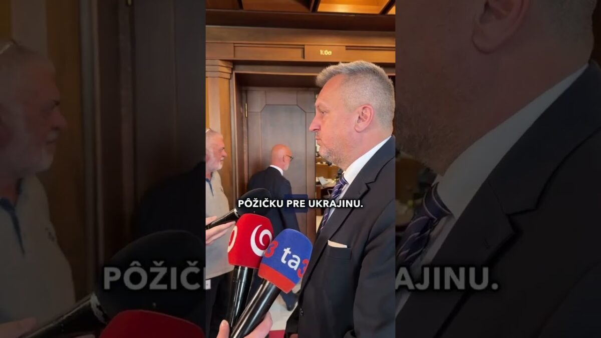 Andrej Danko: ZABLOKOVAŤ 90-MILIARDOVÚ PÔŽIČKU UKRAJINE JE NAJDÔLEŽITEJŠIE.