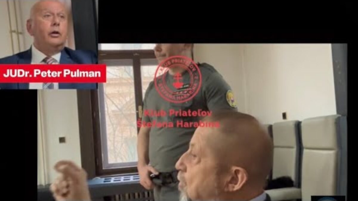 TV MY: Sudca Pulman páchal trestnú činnosť priamo v súdnej sieni za prítomnosti JUDr.Š.Harabina ktorého…
