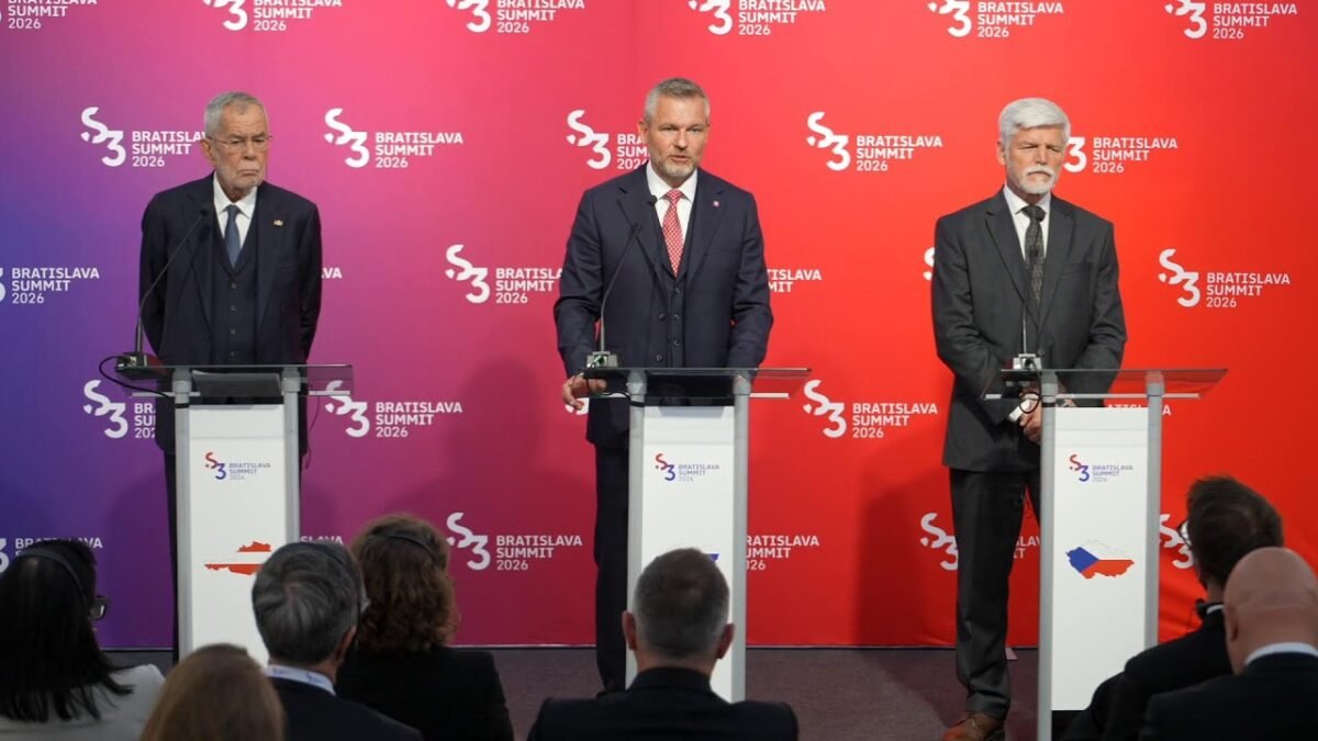 Peter Pellegrini: Tlačová konferencia na záver samitu prezidentov Slavkovského formátu