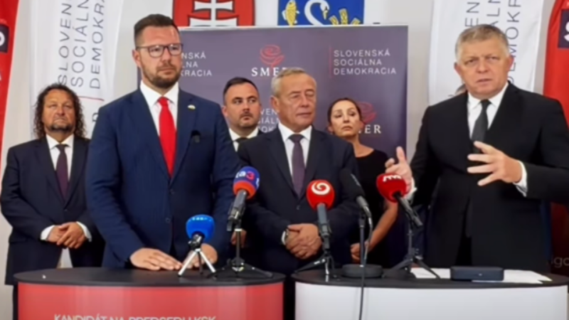 Fico podporil Šimka v boji o Košický kraj. Za kandidátom stojí osem politických strán – VIDEO