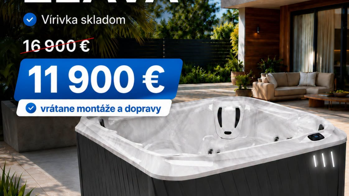 MIMORIADNA PONUKA NA JACUZZI J-235 – TERAZ O 5 000 € VÝHODNEJŠIE!