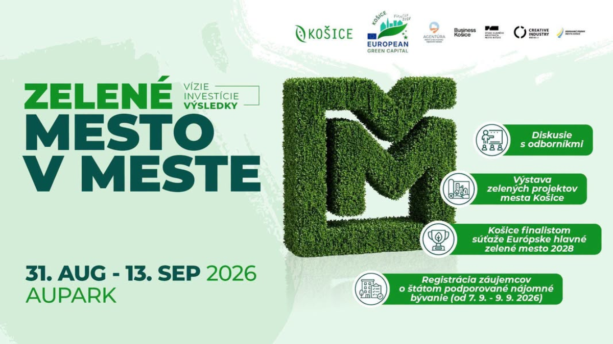 Mesto Košice: MESTO SA VRACIA DO AUPARKU S VÍZIAMI, INVESTÍCIAMI A VÝSLEDKAMI ZELENEJ TRANSFORMÁCIE KOŠÍC