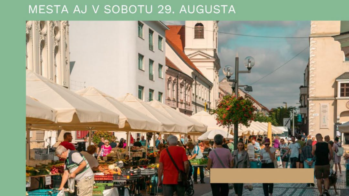 Mesto Trnava: NA MESTSKOM TRHU NAKÚPITE AJ POČAS SVIATKU